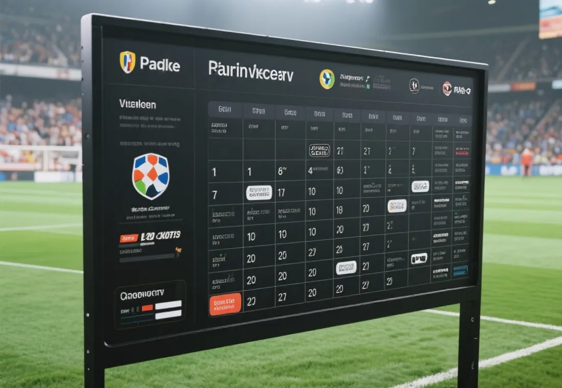 今日足球赛程与直播源示意