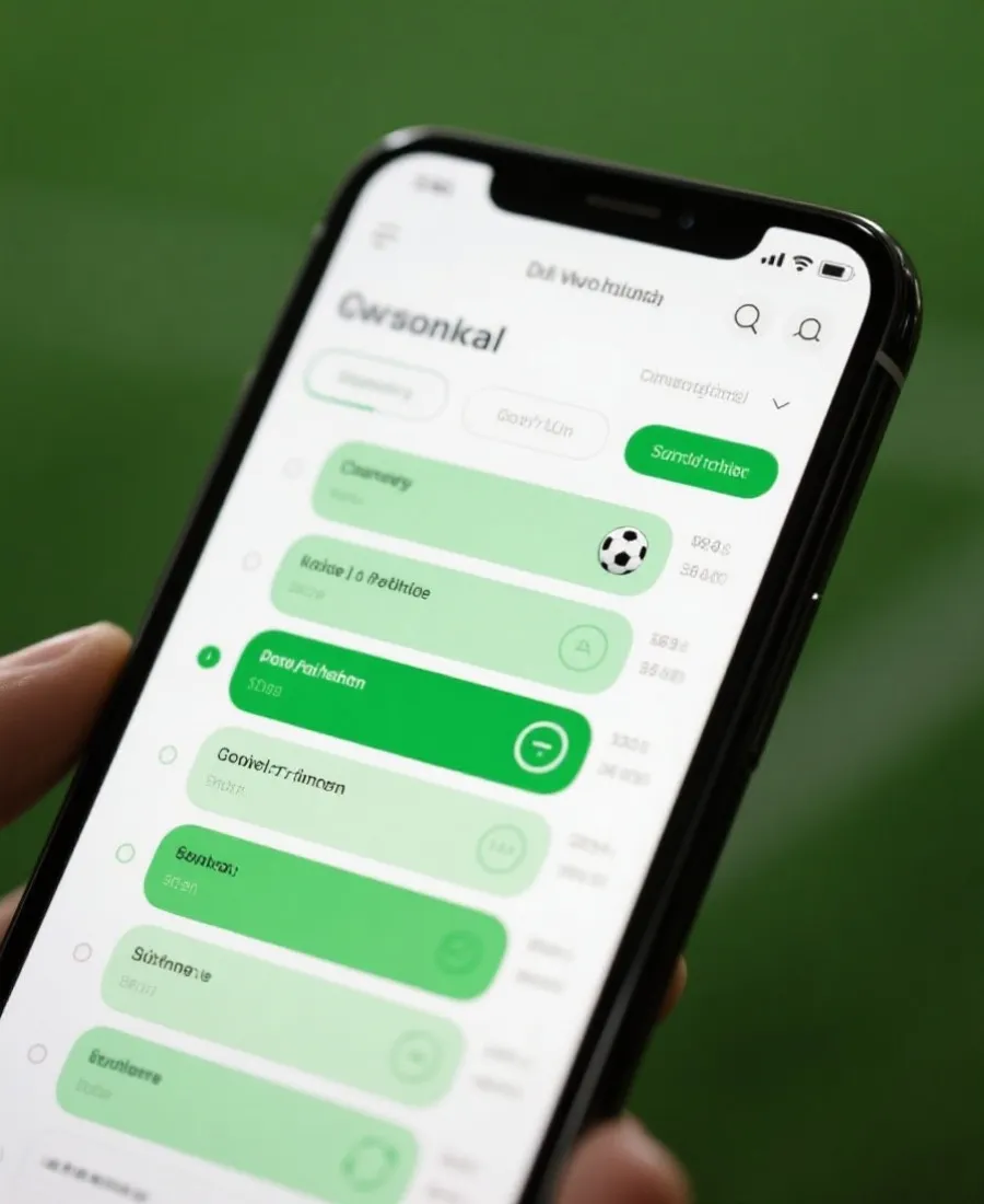 足球赛程与直播入口示意图