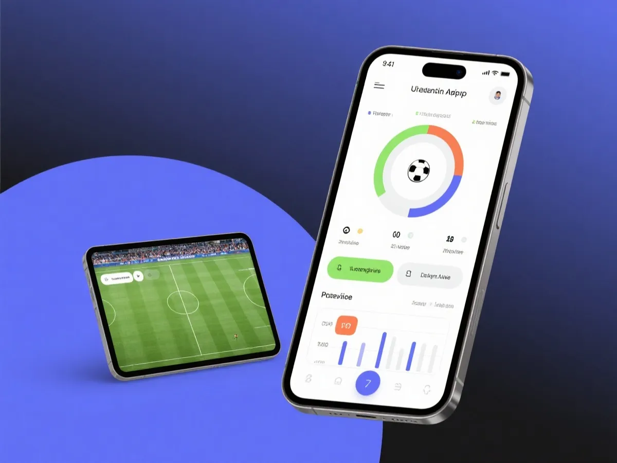 足球App多端观看与赛况展示